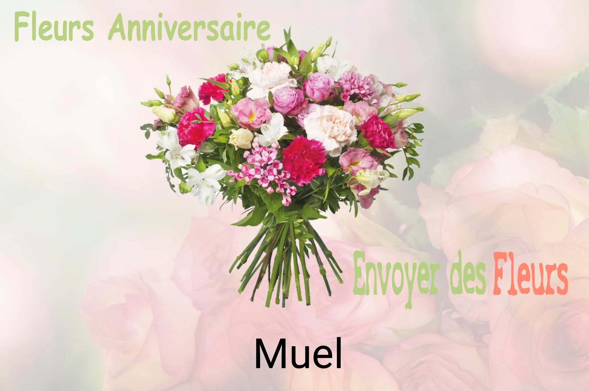Bouquet de fleurs d’anniversaire livré à Muel